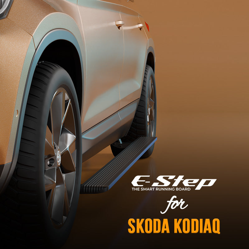Skoda Kodiaq 2017–2022 RGB Streamer Electric Side Step (App Controlled)