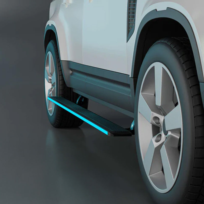 Land Rover Defender 130, 2020+ Electric Side Step with RGB Lights & App Control