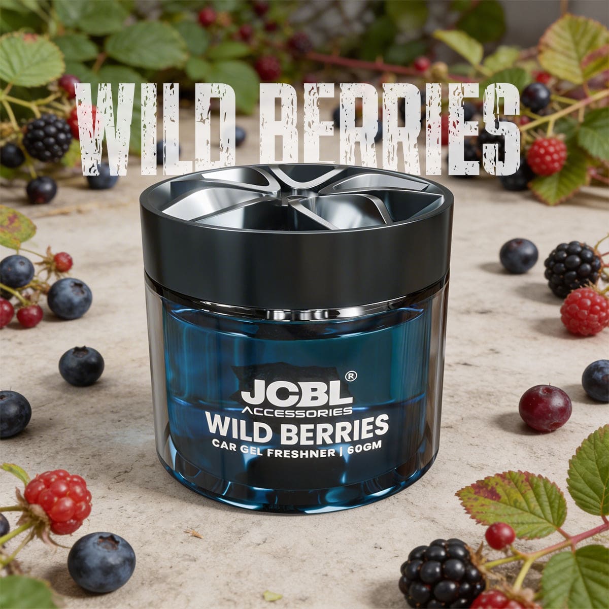 Lava Stone – Wild Berries | Natural, Long-Lasting Car Perfume