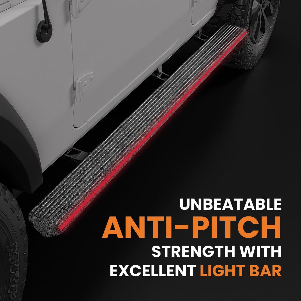 Mahindra Thar ROXX Electric Side Step with RGB Streamer Lights & App Control
