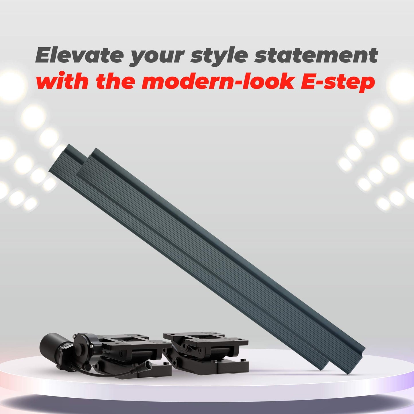 JCBL Accessories Automatic Door Side E-Step for SUVs (Jeep Wrangler 18+ E-Side Step) | Elevate your style statement | with the modern-look E-step