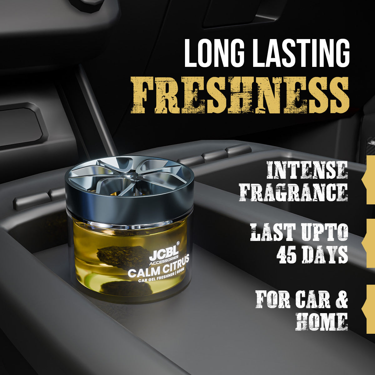 Lava Stone – Citrus | Natural, Long-Lasting Car Perfume