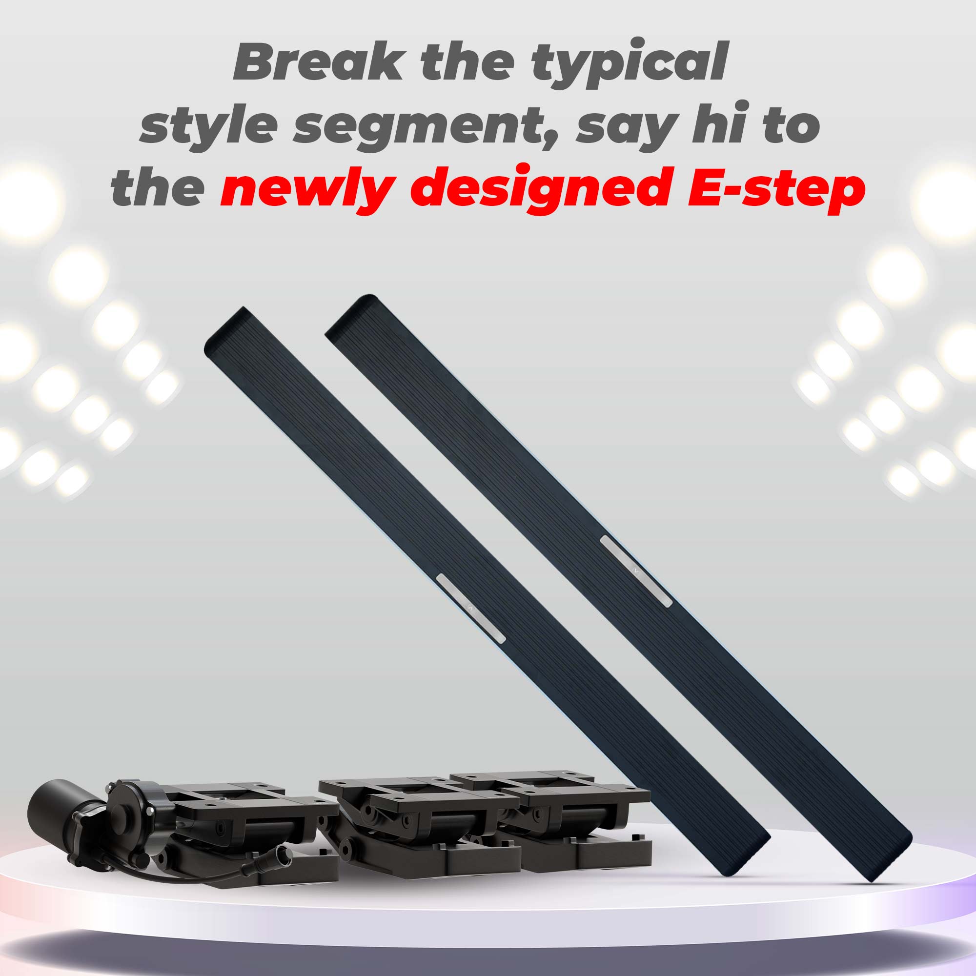 Electric Side Step for Toyota Innova Crysta 2016+ without RGB Streamer Lights