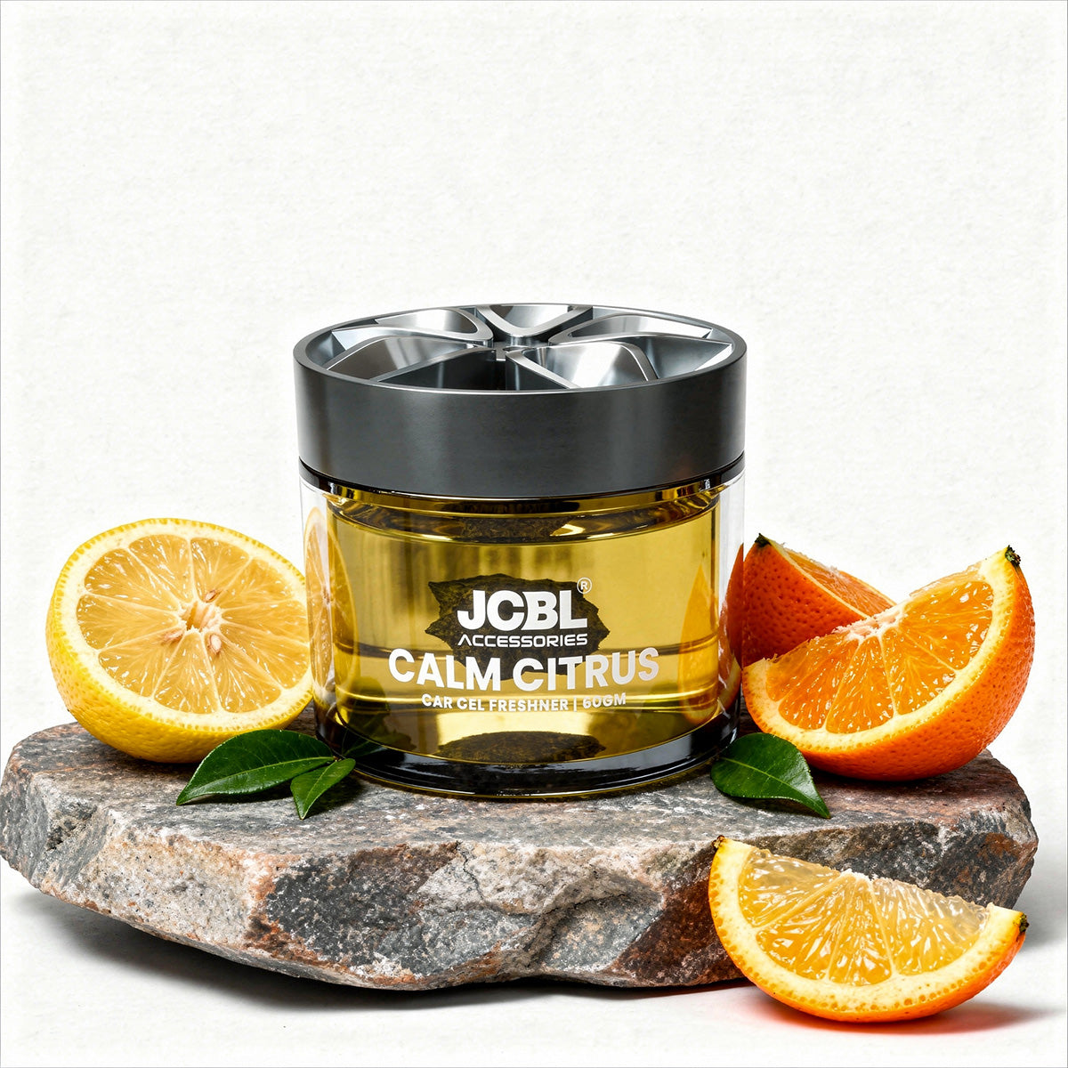 Lava Stone Clam – Citrus Car Fragrance | Natural, Long-Lasting Car Perfume