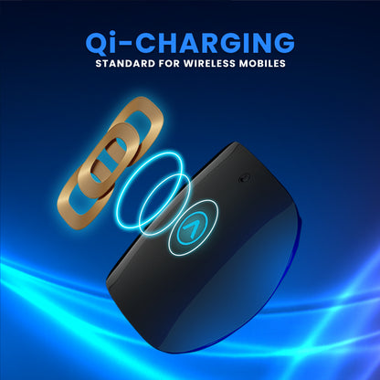JCBL Accessories Watt Batt 15W Triple Coil Fast Charging Mobile Charger for Car, Disturbance Free Design | QI- CHARGING STANDARD FOR WIRELESS MOBILES