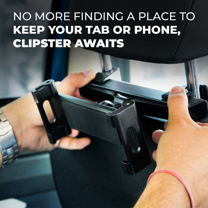 JCBL Accessories Clipster | Tablet Holder | NO MORE FINDING A PLACE TO KEEP YOUR TAB OR PHONE, CLIPSTER AWAITS