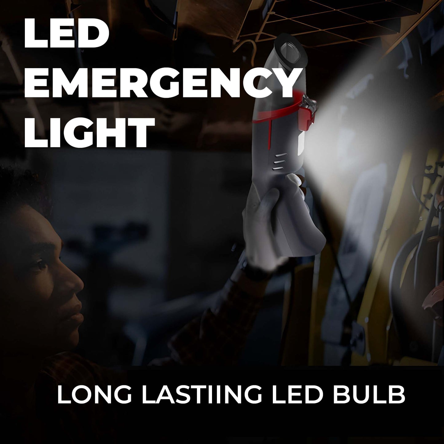 JCBL ACCESSORIES Young Guns Road Side Assistant 10,000mAh 4-in-1 Kit, Combo of Vacuum Cleaner, Jump Starter and SOS Light(10 Caliber) | LED  EMERGENCY LIGHT  LONG LASTING LED BULB