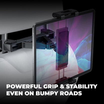 JCBL Accessories Clipster | Tablet Holder | POWERFUL GRIP & STABILITY EVEN ON BUMPY ROADS
