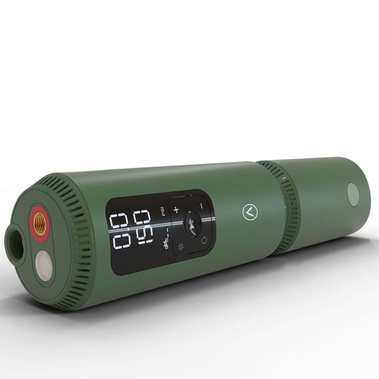 JCBL Accessories 6400mAh 150 PSI Portable Air Compressor for Bikes-Cordless Rechargable Battery With Power Bank , T.I 6.4