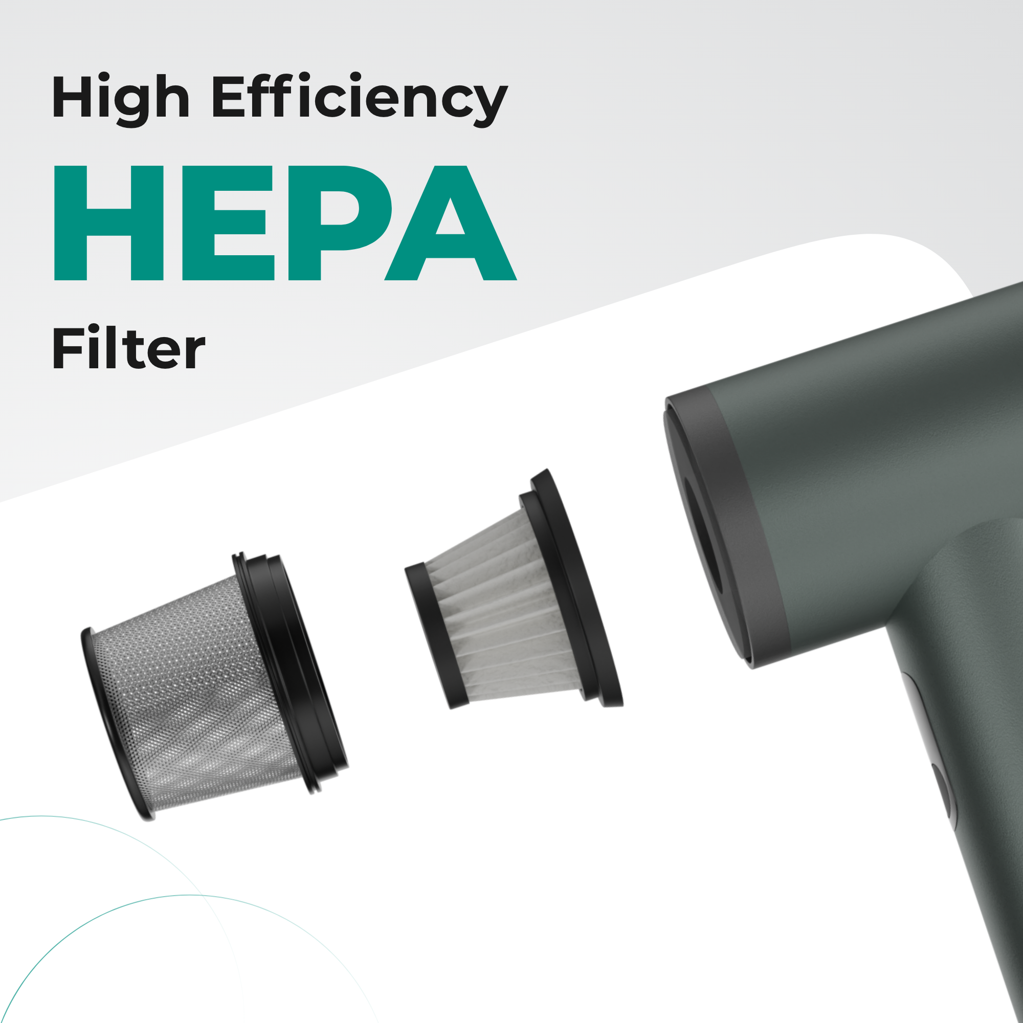 Brushless Cordless Vacuum Cleaner 6.0 – Powerful 130W Handheld Cleaner with HEPA Filter