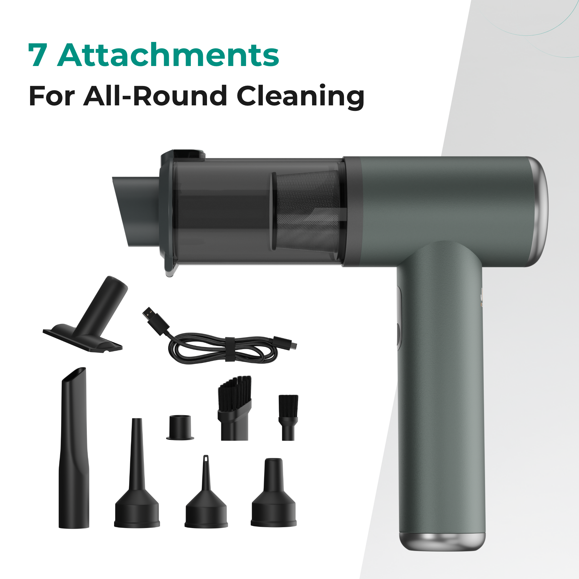 Brushless Cordless Vacuum Cleaner 6.0 – Powerful 130W Handheld Cleaner with HEPA Filter