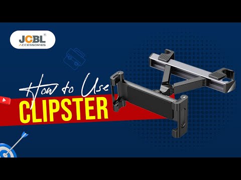 Clipster Tablet Holder | Aluminium Body | Sturdy and Premium