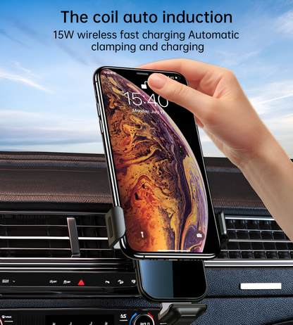 Choetech 10W Dashboard Mount Magnetic Wireless Car Charger for Iphone, T201-F. The coil auto induction, 15 W wireless fast charing Automatic clamping and charging 