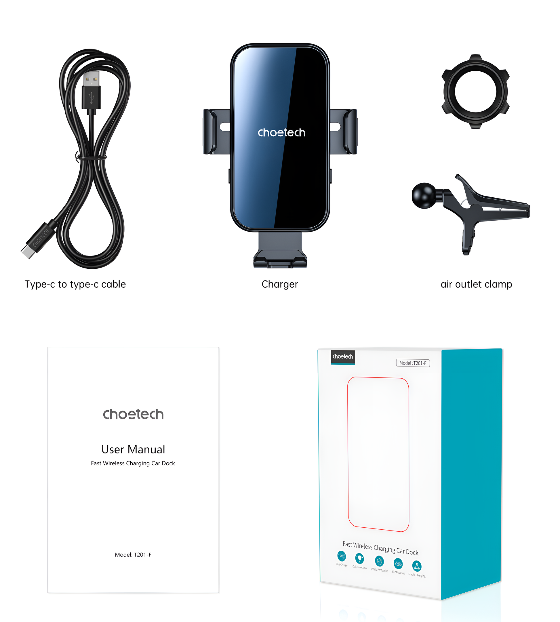 Mobile Accessories, Iphone Cable (Type-C) + Earphone Holder